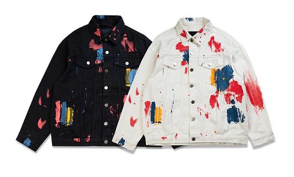 womens designer jacket fashion printed denim coat womens casual loose outerwear, Black;brown
womens designer jacket fashion printed denim coat womens casual loose outerwear, Black;brown