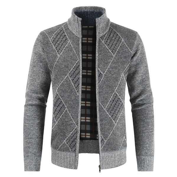 men sweater 2019 new men's casual fashion trend zipper door front slim body stitching men's sweater coat, White;black
men sweater 2019 new men's casual fashion trend zipper door front slim body stitching men's sweater coat, White;black
