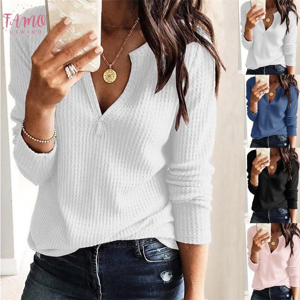 women casual solid v neck long sleeve shirt summer fall comfy fashion t shirt for girls ladies 1022 a 487, White
women casual solid v neck long sleeve shirt summer fall comfy fashion t shirt for girls ladies 1022 a 487, White