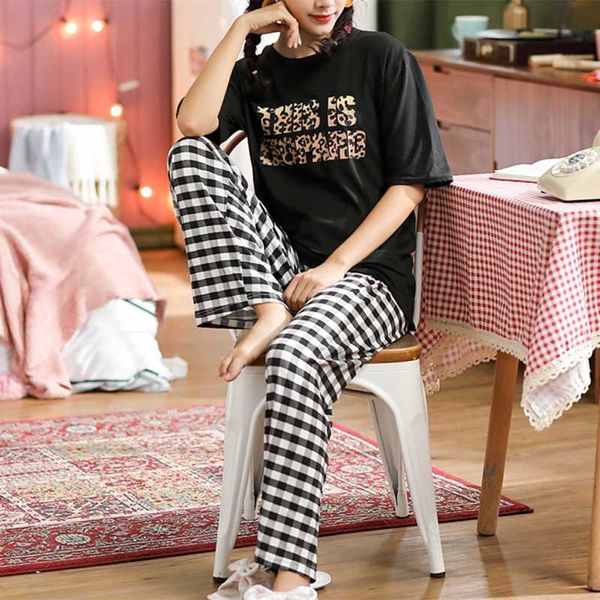 2020 pajamas set leisure wear women pyjamas women sleepwear night suit home wear summer cartoon cotton nightwear, Black;red
2020 pajamas set leisure wear women pyjamas women sleepwear night suit home wear summer cartoon cotton nightwear, Black;red