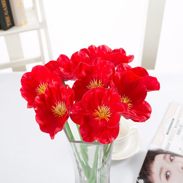 5pcs simulation pu poppy household pgraphy wedding decorations fake flower feel bouquet factory wholesale simulation flower
5pcs simulation pu poppy household pgraphy wedding decorations fake flower feel bouquet factory wholesale simulation flower