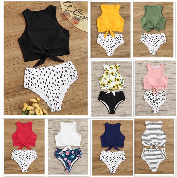 women striped leopard floral print bikini set swimsuit swimwear 2019 two piece bathing suit beach wear biquini plavky tankini, White;black
women striped leopard floral print bikini set swimsuit swimwear 2019 two piece bathing suit beach wear biquini plavky tankini, White;black