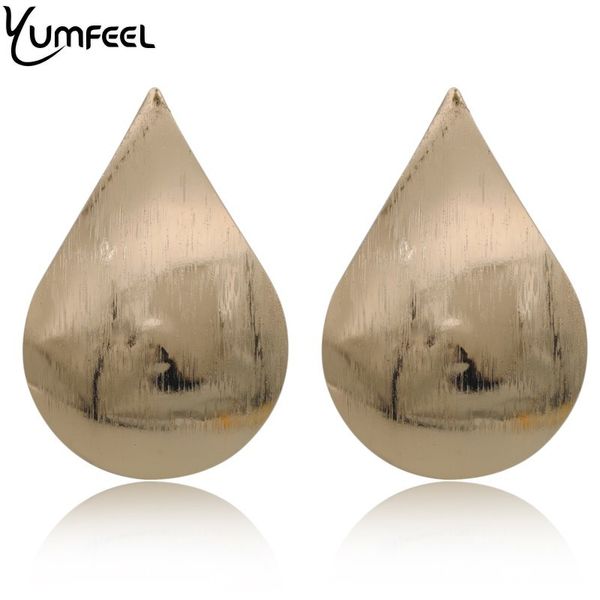 yumfeel brand big drop earrings metal brushed waterdrop piercing earrings fashion brincos women gifts dropshipping, Golden
yumfeel brand big drop earrings metal brushed waterdrop piercing earrings fashion brincos women gifts dropshipping, Golden