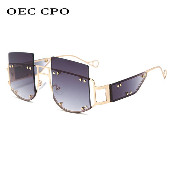 oec cpo rivet vintage sunglasses women sunglasses men fashion big frame retro sun glasses super star rihanna eyewear for femalel138, White;black
oec cpo rivet vintage sunglasses women sunglasses men fashion big frame retro sun glasses super star rihanna eyewear for femalel138, White;black