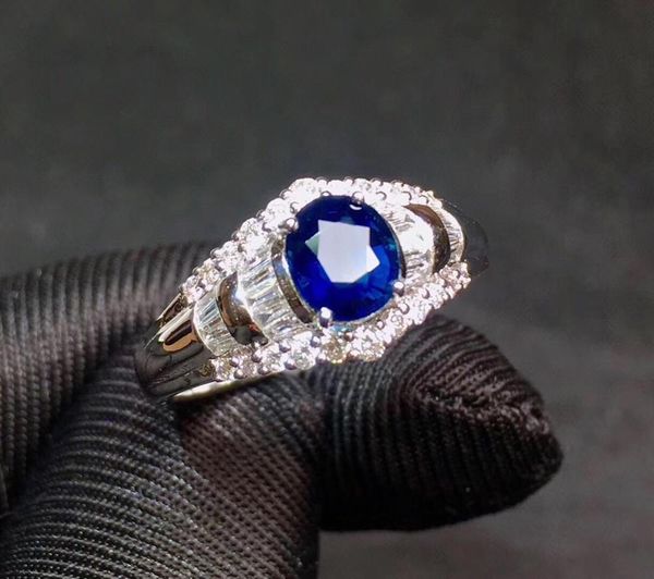 fine jewelry sapphire ring natural 1.09ct нетермообрабатываемое royal blue sapphire gemstone pure 18 k золото ювелирные изделия для женщин б, Golden;silver 
fine jewelry sapphire ring natural 1.09ct нетермообрабатываемое royal blue sapphire gemstone pure 18 k золото ювелирные изделия для женщин б, Golden;silver
