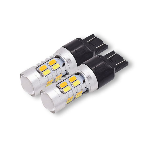 2pc t20 7443 high power bulbs turn brake signal light dual color white yellow 20 smd 5730 led
2pc t20 7443 high power bulbs turn brake signal light dual color white yellow 20 smd 5730 led