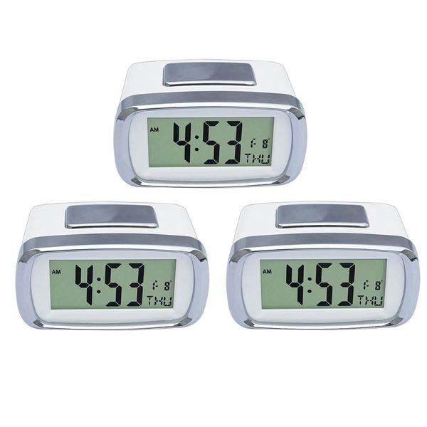 3x battery digital clock with snooze, optional weekday alarm and sensor light for bedroom bedside office desk wall
3x battery digital clock with snooze, optional weekday alarm and sensor light for bedroom bedside office desk wall