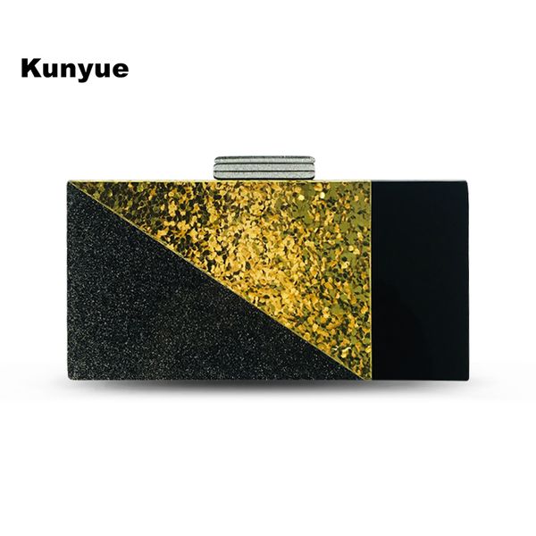 stylish new design bling bling acrylic evening bag elegant lady silver black gold patchwork clutch purse vintage wallet handbags
stylish new design bling bling acrylic evening bag elegant lady silver black gold patchwork clutch purse vintage wallet handbags