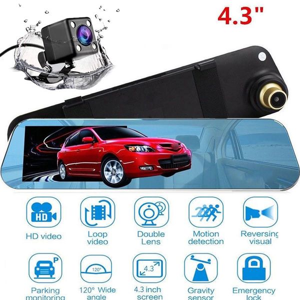 vehemo dual lens rearview mirror driving recorder camera night vision car video recorder dash camera portable ultrathin car dvr
vehemo dual lens rearview mirror driving recorder camera night vision car video recorder dash camera portable ultrathin car dvr