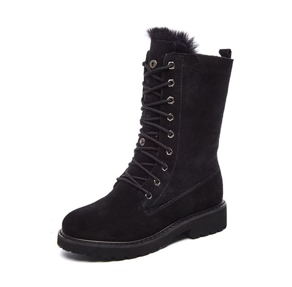 women winter boots waterproof outdoor camo cowboy cotton shoes martin booties ladies plus velvet leather motocycle boot tpr cow muscle sole, Black
women winter boots waterproof outdoor camo cowboy cotton shoes martin booties ladies plus velvet leather motocycle boot tpr cow muscle sole, Black