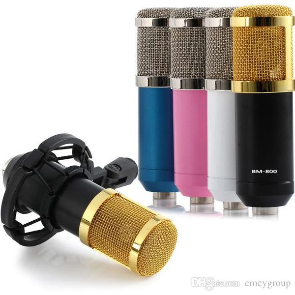 bm-800 professional condenser sound recording microphone for pc with shock mount for radio braodcasting singing
bm-800 professional condenser sound recording microphone for pc with shock mount for radio braodcasting singing