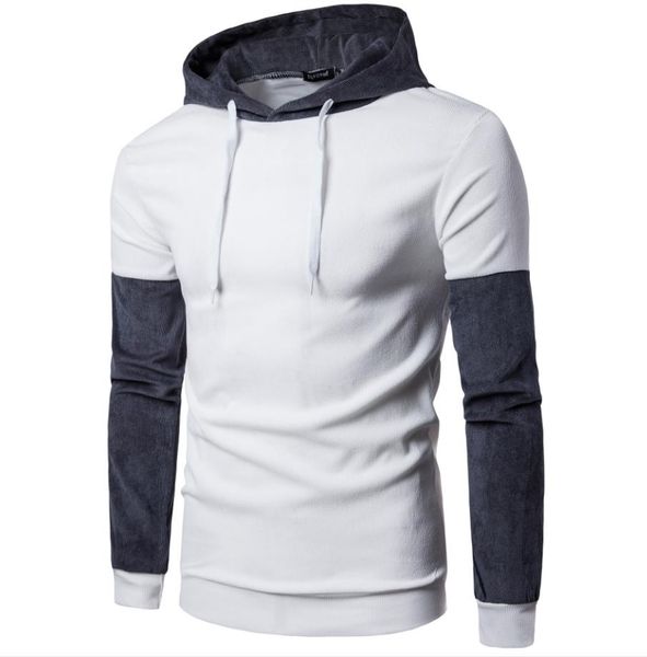 2019 men's sweater hoodie hooded pullover matching color casual personality contrast sleeve men's sweater hooded men's jacket, Black
2019 men's sweater hoodie hooded pullover matching color casual personality contrast sleeve men's sweater hooded men's jacket, Black