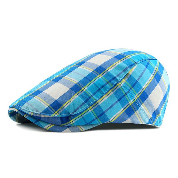 vintage plaid newsboy caps hats for men women painter ivy cap cabbie beret, Blue;gray
vintage plaid newsboy caps hats for men women painter ivy cap cabbie beret, Blue;gray