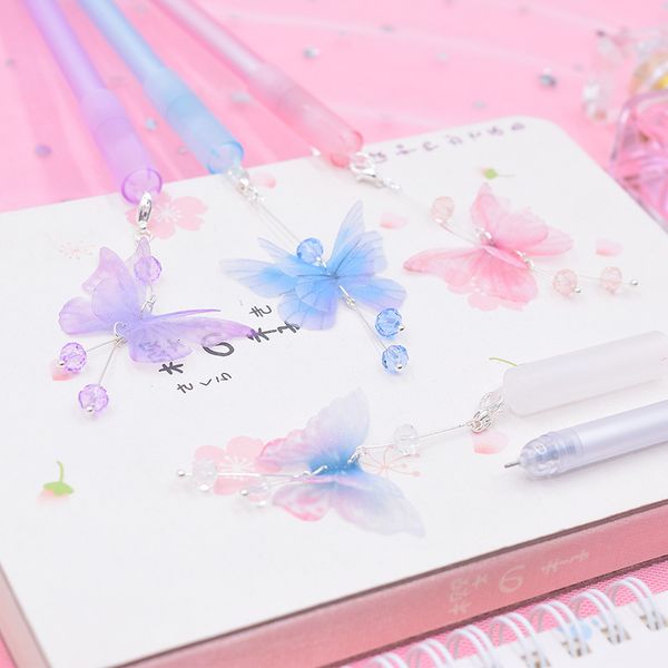1pc kawaii crystal gel pens cute butterfly pens pendant neutral for kids gift school office supplies stationery
1pc kawaii crystal gel pens cute butterfly pens pendant neutral for kids gift school office supplies stationery