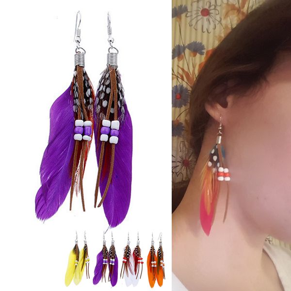 misananryne bohemia statement women dangle earrings exaggeration feather beads tassel earrings long round drop earrings jewelry, Silver
misananryne bohemia statement women dangle earrings exaggeration feather beads tassel earrings long round drop earrings jewelry, Silver