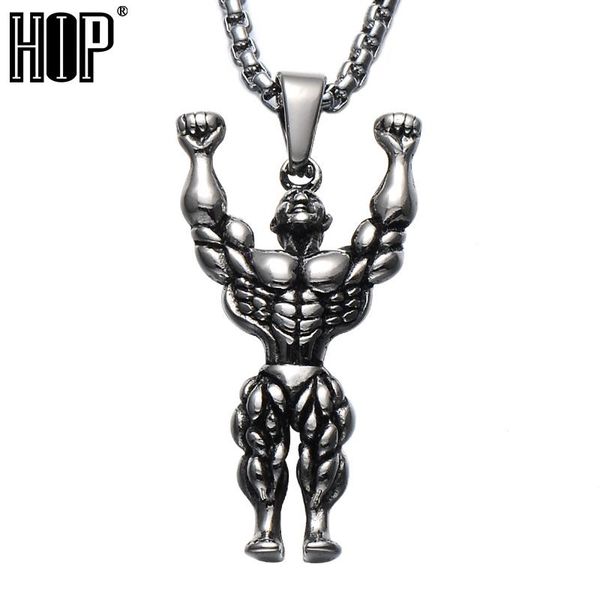 hip gold color titanium stainless steel sports gym fitness muscle man weightlifters pendant necklaces for men jewelry, Silver
hip gold color titanium stainless steel sports gym fitness muscle man weightlifters pendant necklaces for men jewelry, Silver