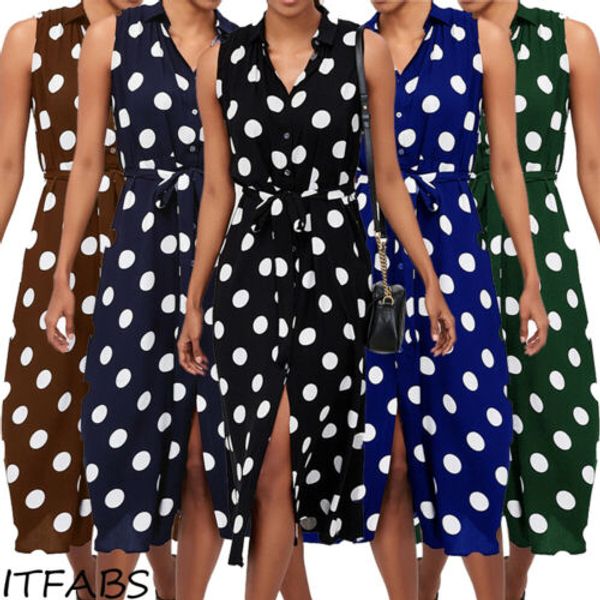 2019 fashion vintage chiffon dress women polka dot lace-up dresses evening party dresses summer lady beach chiffon sundress, Black;gray
2019 fashion vintage chiffon dress women polka dot lace-up dresses evening party dresses summer lady beach chiffon sundress, Black;gray