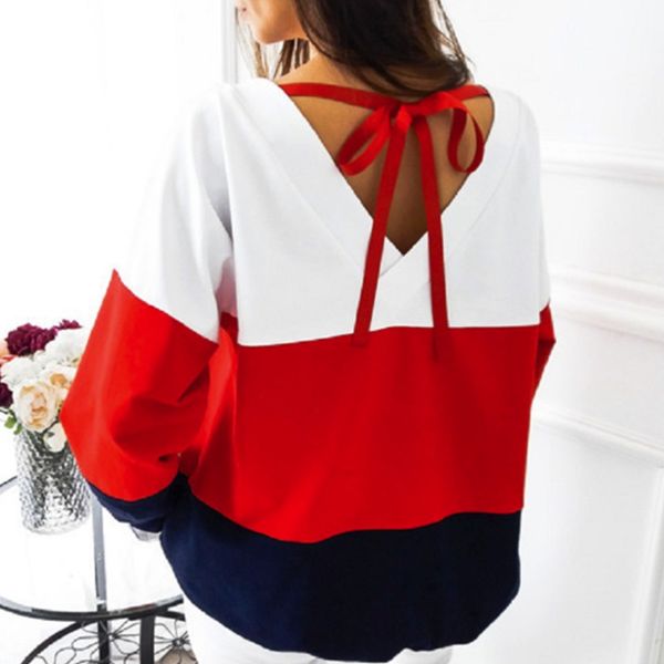 bella philosophy spring o-neck long sleeve loose pullovers back v collar warm blouse women knitted sweatshirts femme, Black
bella philosophy spring o-neck long sleeve loose pullovers back v collar warm blouse women knitted sweatshirts femme, Black