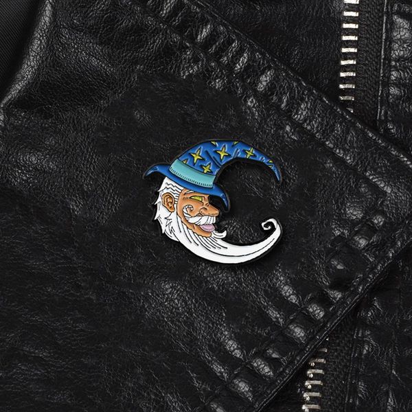cute star wizard hat white beard grandpa moon shaped brooch pin enamel badge clothes lapel pin cartoon animal jewelry gift, Gray
cute star wizard hat white beard grandpa moon shaped brooch pin enamel badge clothes lapel pin cartoon animal jewelry gift, Gray