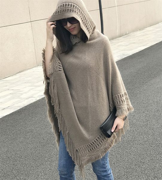 bohemian fashion hollow tassel knitwear hooded long sweater poncho cape loose pullover solid knit jumper thin chaqueta cloak top, White;black
bohemian fashion hollow tassel knitwear hooded long sweater poncho cape loose pullover solid knit jumper thin chaqueta cloak top, White;black