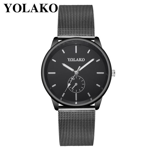 yolako gray watch stainless steel watch 2019 sport leather male clock relogio masculino, Slivery;brown
yolako gray watch stainless steel watch 2019 sport leather male clock relogio masculino, Slivery;brown