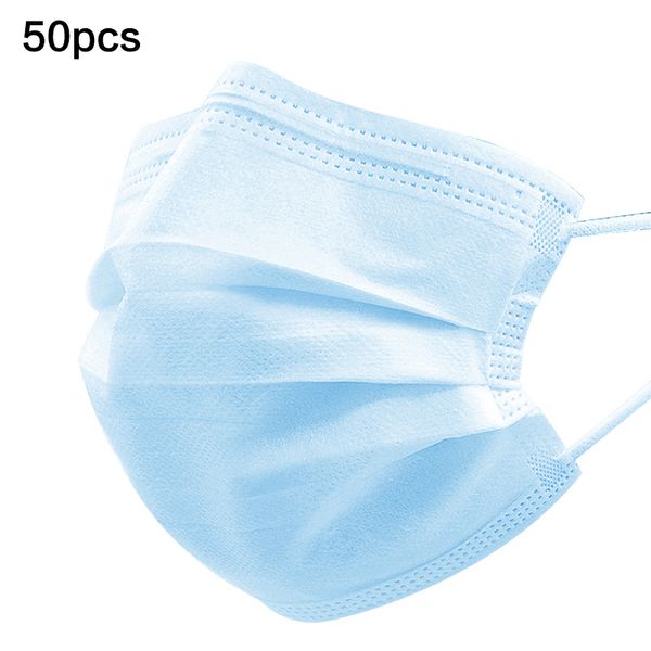 3 layers 50pcs moderate disposable face mask filter particles mask no-woven anti dust home cleaning face mask protection work masks
3 layers 50pcs moderate disposable face mask filter particles mask no-woven anti dust home cleaning face mask protection work masks