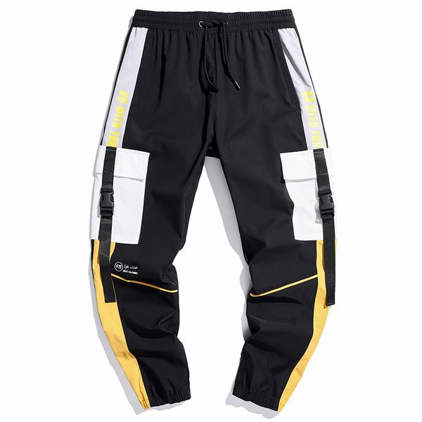 streetwear harem joggers men casual slim ribbons mens jogger pants hip hop patchwork ankle-length trousers men, Black
streetwear harem joggers men casual slim ribbons mens jogger pants hip hop patchwork ankle-length trousers men, Black