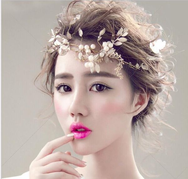 korean bride tiara handmade gold leaf decoration wedding hair accessories wedding jewelry, Silver
korean bride tiara handmade gold leaf decoration wedding hair accessories wedding jewelry, Silver