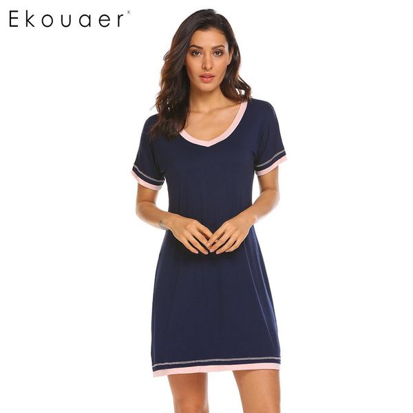 ekouaer женщины nightgown сорочка ночной рубашки v-образный вырез ночь платье с коротким рукавом лоскутных сыпучими женские пижам повседневн, Black;red
ekouaer женщины nightgown сорочка ночной рубашки v-образный вырез ночь платье с коротким рукавом лоскутных сыпучими женские пижам повседневн, Black;red