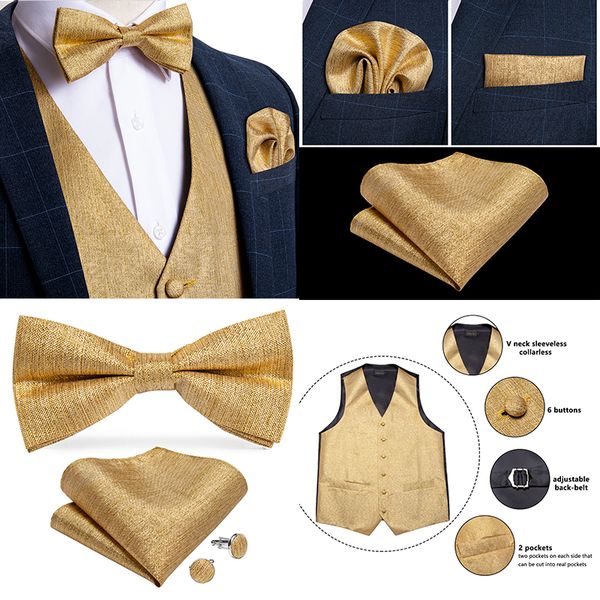 men's vest gold red white blue solid paisley silk wedding vest for men bowtie hanky cufflink cravat set for suit tuxedo dibangu, Black;white
men's vest gold red white blue solid paisley silk wedding vest for men bowtie hanky cufflink cravat set for suit tuxedo dibangu, Black;white