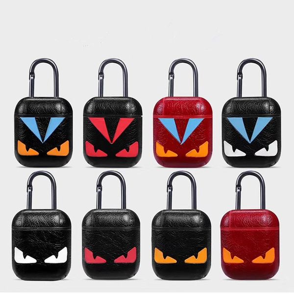 Luxury devil eye leather ca e for airpod protective wirele bluetooth head et acce orie box charging earphone bag 
Luxury devil eye leather ca e for airpod protective wirele bluetooth head et acce orie box charging earphone bag