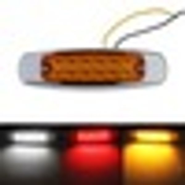 4pcs led waterproof truck trailer car plastic universal side light indicators 6000k 12/24 (v
4pcs led waterproof truck trailer car plastic universal side light indicators 6000k 12/24 (v