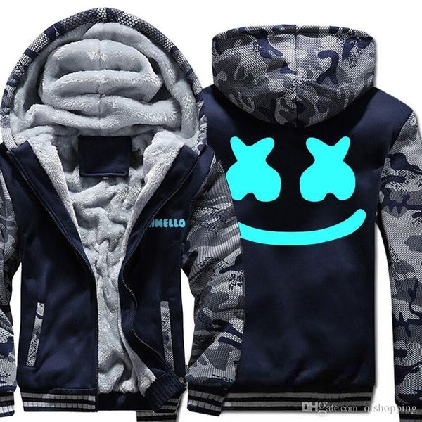 marshmellow hoodie luminous camouflage hoodie winter thicken fleece cotton cashmere hoodie zipper jacket warm sweatshirt us eu size, Blue;black
marshmellow hoodie luminous camouflage hoodie winter thicken fleece cotton cashmere hoodie zipper jacket warm sweatshirt us eu size, Blue;black