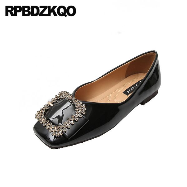 women 11 large size korean patent leather plus shoes china flats square toe 12 44 black diamond rhinestone slip on crystal
women 11 large size korean patent leather plus shoes china flats square toe 12 44 black diamond rhinestone slip on crystal
