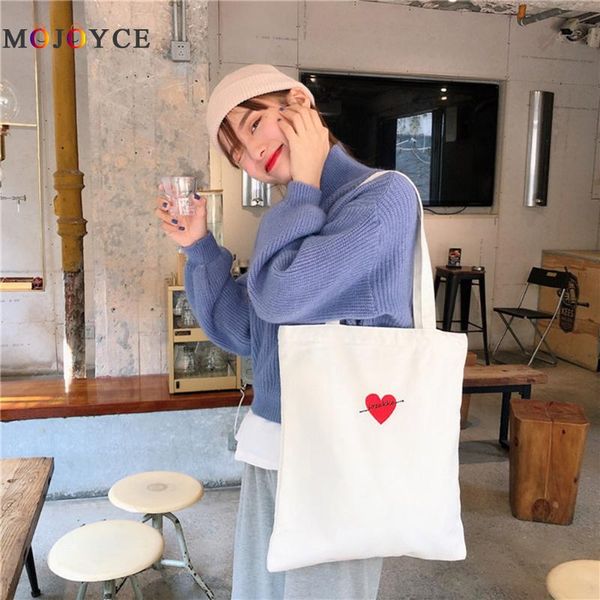 durable creative heart printing shoulder bags fashion simple white handbags casual female canvas shopping tots bag
durable creative heart printing shoulder bags fashion simple white handbags casual female canvas shopping tots bag