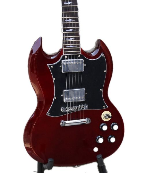 sg guitar dark red angus young electric guitar small pin bridge Tony Iommi guitar factory outlet
sg guitar dark red angus young electric guitar small pin bridge Tony Iommi guitar factory outlet