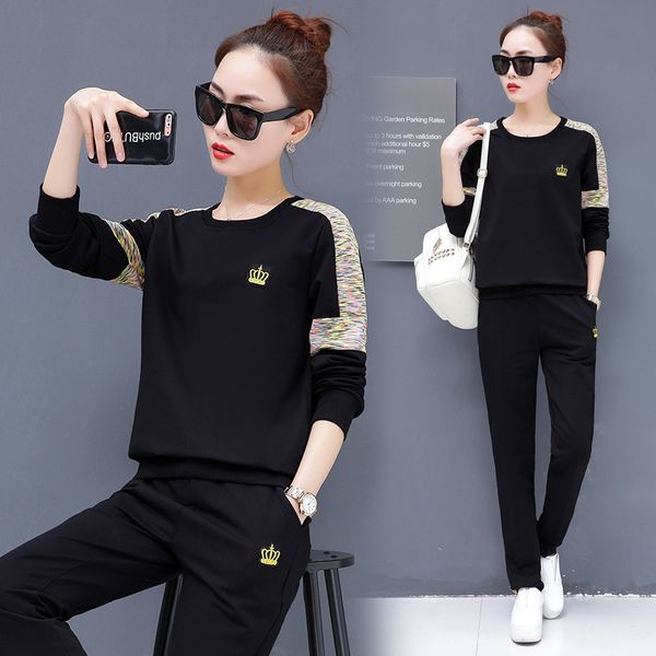 women sport suits 2pcs shirt pants tracksuit running jogging suits for women sport patchwork ropa deportiva mujer gym, Black;blue
women sport suits 2pcs shirt pants tracksuit running jogging suits for women sport patchwork ropa deportiva mujer gym, Black;blue