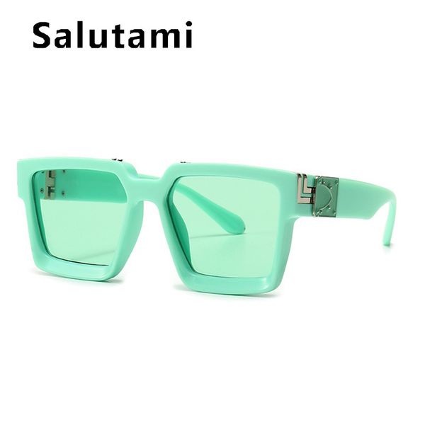 2020 fashion candy color sunglasses for women men retro square silver sun glasses female blue green hip hop shades, White;black
2020 fashion candy color sunglasses for women men retro square silver sun glasses female blue green hip hop shades, White;black