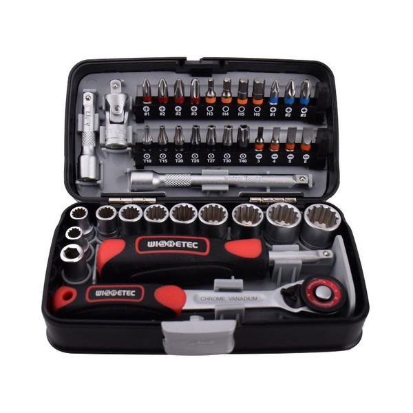 38pcs мини ratchet ключ установить ratchet ключ 1/4" шестигранником насадки комплект велосипеда техническое обслуживание и ремонт ручной инс
38pcs мини ratchet ключ установить ratchet ключ 1/4" шестигранником насадки комплект велосипеда техническое обслуживание и ремонт ручной инс