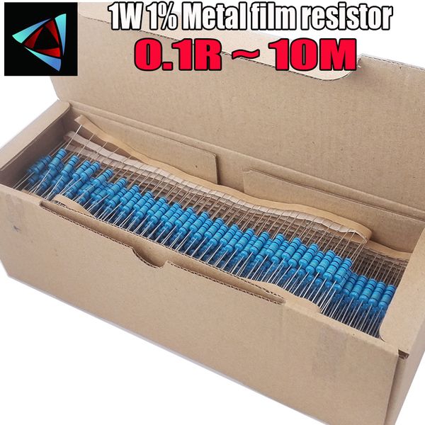 1000pcs 1w 0.1r~10m 1% metal film resistor 100r 220r 1k 1.5k 2.2k 4.7k 10k 22k 47k 100k 0.1 0.22 0.33 0.47 0.68 ohm resistance 
1000pcs 1w 0.1r~10m 1% metal film resistor 100r 220r 1k 1.5k 2.2k 4.7k 10k 22k 47k 100k 0.1 0.22 0.33 0.47 0.68 ohm resistance