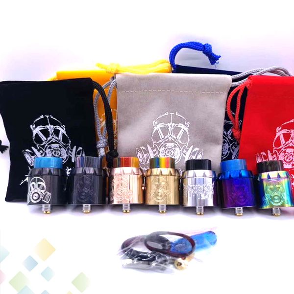 Apocalypse 24 RDA Vaporizer 24mm Diameter Atomizer 7 Colors PEEK Insulators Vape Squonk Pin Ecig DHL Free
Apocalypse 24 RDA Vaporizer 24mm Diameter Atomizer 7 Colors PEEK Insulators Vape Squonk Pin Ecig DHL Free