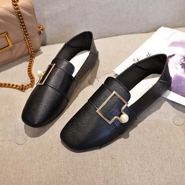 new fashion elegant simple metal decorative flat shoes women spring autumn workplace must be lightweight wear-resistant w38-87, Black
new fashion elegant simple metal decorative flat shoes women spring autumn workplace must be lightweight wear-resistant w38-87, Black