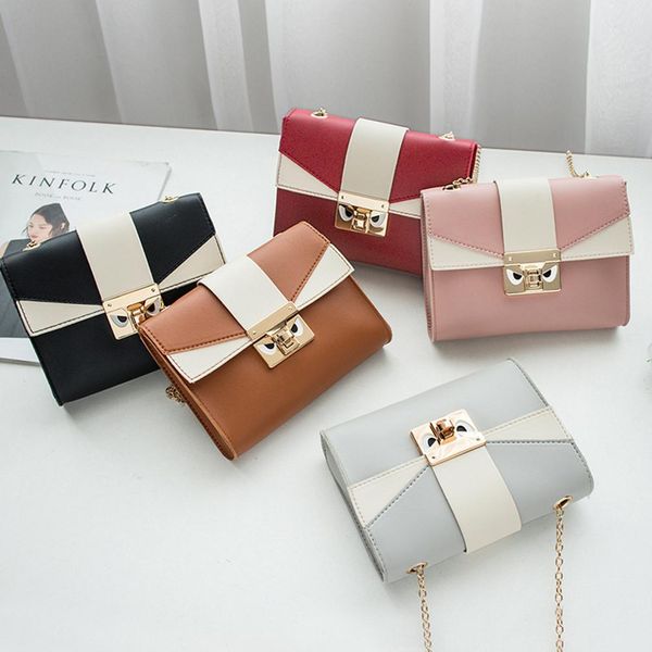 women fashion satchel simple solid color chain square pack with lock pu leather messenger bags solid clutch zipper crossbody bag
women fashion satchel simple solid color chain square pack with lock pu leather messenger bags solid clutch zipper crossbody bag