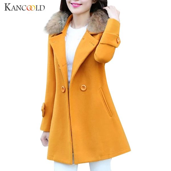 kancoold plus size loose warm wool blends long winter coat turn-down double breasted belt coats women office work wear elegant, Black
kancoold plus size loose warm wool blends long winter coat turn-down double breasted belt coats women office work wear elegant, Black