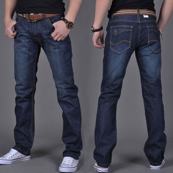 fashion men casual jeans pants slim straight high elastic feet jeans middle waist long trousers 19ing, Blue
fashion men casual jeans pants slim straight high elastic feet jeans middle waist long trousers 19ing, Blue