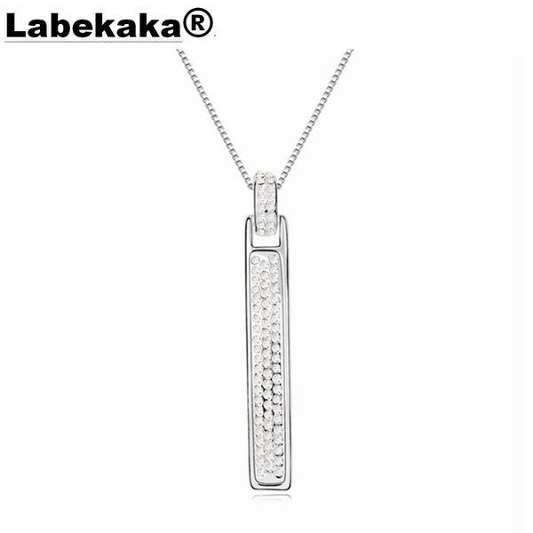 labekaka wonderful crystal necklace pendant women fashion temperament elegant simple and unique jewelry, Silver
labekaka wonderful crystal necklace pendant women fashion temperament elegant simple and unique jewelry, Silver