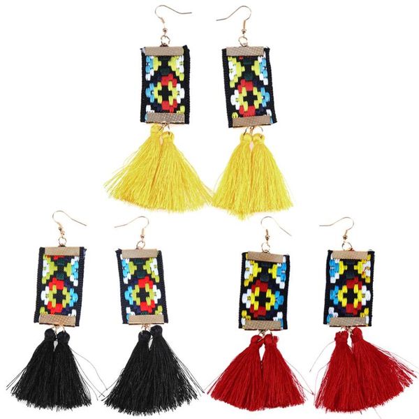 1 pair vintage gothic fashion tassel earrings for women temperament alloy drop earrings bohemia ear jewelry party accessories, Silver
1 pair vintage gothic fashion tassel earrings for women temperament alloy drop earrings bohemia ear jewelry party accessories, Silver