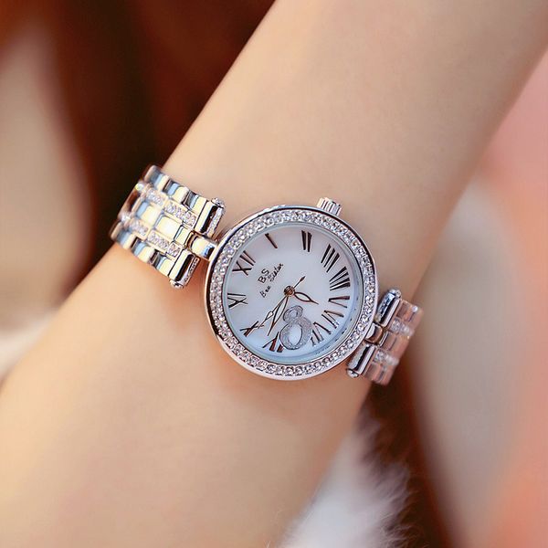diamond dial ladies watch women quartz watches golden female fashion casual watch montres femme bracelet watches, Slivery;brown
diamond dial ladies watch women quartz watches golden female fashion casual watch montres femme bracelet watches, Slivery;brown