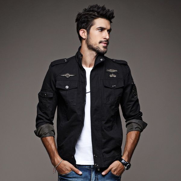 2019 military pilot jackets men autumn bomber cotton coat tactical army jacket male casual air force flight jacket plus size 6xl.b100701y, Black;brown
2019 military pilot jackets men autumn bomber cotton coat tactical army jacket male casual air force flight jacket plus size 6xl.b100701y, Black;brown