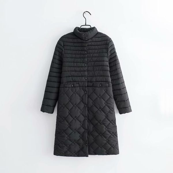 women's down & parkas fashion women week 9-100-9930 european and american wind long cotton-padded jacket, Black
women's down & parkas fashion women week 9-100-9930 european and american wind long cotton-padded jacket, Black